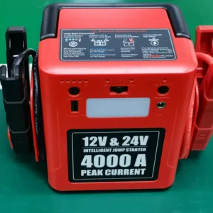 12v 24v véhicules voiture outil d'urgence saut démarreur camion lourd booster saut démarreur pour batterie robuste 4000A