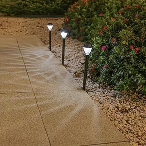 Lampe solaire <span class=keywords><strong>automatique</strong></span> de jardin Lumière ambiante Veilleuse Lampe de pelouse extérieure étanche avec fonction de crépuscule - Product Image 4