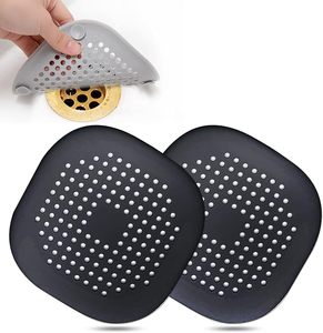 Silicone Hair Catcher Wholesale Premium Silicone Shower Cover Collapsible Hair Stopper Bathroom Kitchen Sink - Product Image 1