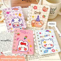 Carnet Mini Personnalisé Adorable pour Étudiants et Enfants – Papeterie Réutilisable à Spirale pour l'École, Journal Intime, Cadeau pour Enfants