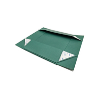 Boîtes cadeaux magnétiques vert forêt personnalisables, solutions d'emballage de détail en carton ondulé pour t-shirts, écharpes, vêtements pour bébés, en gros