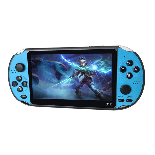 X12 32-Bit 5.5 Inch Portable Retro Console Mini Handheld Video Game Player for PSP Games