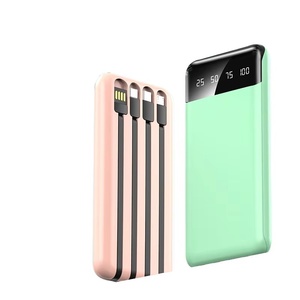 พาวเวอร์แบงค์ขนาดเล็ก 20000mAh รุ่นใหม่ ขายดี ปี 2025 ราคาส่งถูกจากโรงงาน พร้อมที่เก็บสายในตัว จอ LED แสดงผล ชาร์จเร็ว - Product Image 1