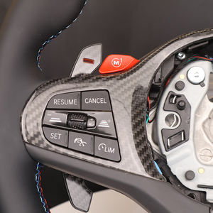 Volant de direction de voiture en cuir de haute qualité avec palettes pour BMW F87 M2 G01 X3 M40i <span class=keywords><strong>M4</strong></span> M3 G80 - Product Image 5