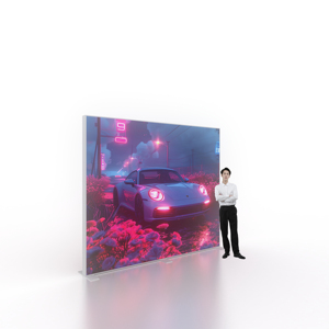 Quảng Cáo hội chợ triển lãm gian hàng hiển thị căng thẳng vải Backdrop seg Pop Up LED Backlit hộp Đèn ảnh Modular hiển thị - Product Image 1