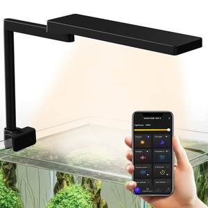 Luz acuática <span class=keywords><strong>LED</strong></span> Control WiFi inteligente atenuación RGB escritorio micro paisaje luz <span class=keywords><strong>acuario</strong></span> tanque iluminación focos - Product Image 4