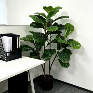 <span class=keywords><strong>Albero</strong></span> di <span class=keywords><strong>Ficus</strong></span> Lyrata Artificiale in Vaso di Varie Dimensioni per Decorazioni Matrimoniali e Forniture, <span class=keywords><strong>Albero</strong></span> Artificiale per Interni ed Esterni, Decorazione per Bar e Stanze - Product Image 4