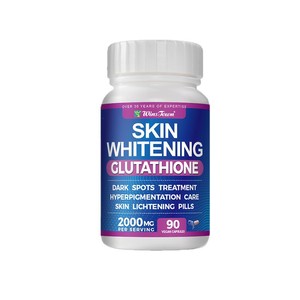 Cápsulas de Glutatión Blanco Brillante para Blanqueamiento de la Piel y Tratamiento de Manchas Oscuras - No Apto para Mujeres Embarazadas - 90 Cápsulas - Product Image 5