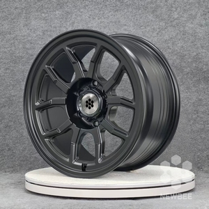 722Auto NB T6061 Llantas Forjadas de 17-20 Pulgadas 8-12J Cóncavas Profundas Todoterreno Negro Mate de Alta Resistencia TUV 5x127/6x139.7 para Jeep Wrangler <span class=keywords><strong>Rubicon</strong></span> - Product Image 4