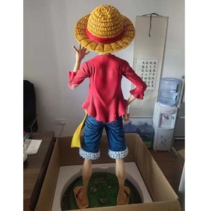 Vente flash - Figurine d'anime - Statue en fibre de verre et résine - Sculpture artistique de Monkey D. <span class=keywords><strong>Luffy</strong></span> - Product Image 4