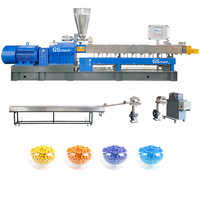 Granulateur de masterbatch de couleur/noir, machine d'extrusion de granulation de plastique bois-plastique PP/PE