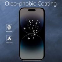 30 °   Protection d'écran en verre trempé 9H avec impression soyeuse pour iPhone 17 Pro Max, compatible iPhone 15, 16 Plus et Pro Max