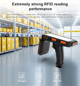 Etiqueta RFID Impinj E710 de Largo Alcance para Animales con Android 13 y Código de Barras para Ganado - Product Image 2