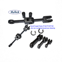 Chaîne de convoyeur en acier 50HRC P142 personnalisée en usine de MaTech fabriquée à partir d'un alliage durable pour le transporteur de canne à sucre