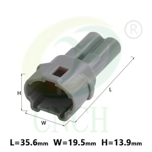 2 Pin 6180-2321 6187-2311 nữ nam Kit xe máy kín ô tô kết nối cho Honda cnch dây nịt nhà máy - Product Image 2