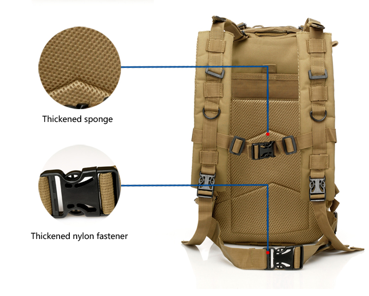 25L tactical backpack Mountaineering camping   sports tourism outdoor backpack bag