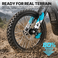 Valtinsu Em5 Ultra Dirt Bike 72V 8000W 275Nm Performance E Dirt Bike Brushless Motor High Speed Street Racing Pit Bike