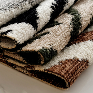 Nuevo Diseño de Tela Textil de <span class=keywords><strong>Cachemira</strong></span> con Patrón de Rayas de Zebra para Muebles de Sofá - Product Image 6