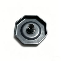 Maßgefertigte Runde Sechseckige Achteckige Edelstahl-Endkappen Metall-Verschlusskappen Metall-Schraubkappen Edelstahl-Metalldeckel für Absorber-Basis