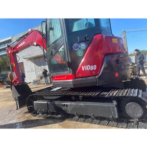Excavadora Usada Yanmar VIO80 Mini de 8 Toneladas con Cucharón de Excavación de 0.28m³  Excavadora Hidráulica de Segunda Mano en Buenas Condiciones - Product Image 3
