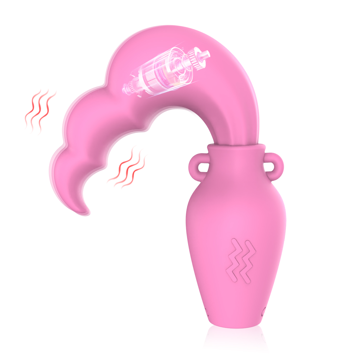 Вибратор Zodiac Aquarius Mini Wand AV G-Spot, мощный маленький Стимулятор клитора, жидкий силиконовый массажер для женщин