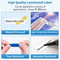 Étiqueteuse industrielle E1000 PRO Cable Label Maker Clavier Symbole Imprimante Compatible pour Brother TZ231 Label Maker Tape