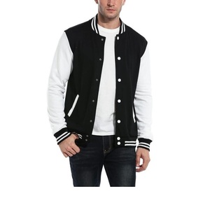 Veste universitaire en toile pour homme, hiver, 90% coton/10% polyester, motif lettres, graphisme vintage, streetwear, exportation du Bangladesh - Product Image 1