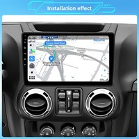 Système de navigation automobile Android universel transfrontalier 9 pouces 10 pouces avec écran IPS pour l'interconnexion multimédia Android OS