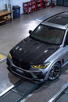 Cubierta de Motor Estilo LD de Fibra de Carbono para BMW X5 X6 G05 G06 X5M X6M 2021 2022