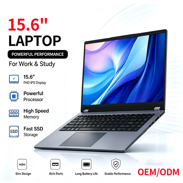 Commercial & Home Use Student Laptop 360-Degree Flip Touchscreen 15.6-Inch English Keyboard Windows 11 Home/Pro