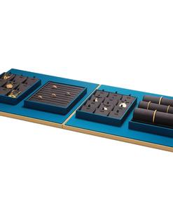 Mağaza takı ekran, küpe raf duvar montaj ve halka teşhir tepsisi (2 in 1), yüzükler için ahşap takı ekran, küpe, neckl - Product Image 6