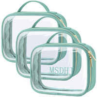 Voyage Transparent Femmes Paillette PVC Maquillage Sacs Lavage Poche Beauté Organisateur Étanche Cosmétique Sac