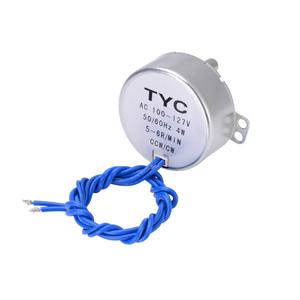 มอเตอร์ซิงโครนัส Tyc AC 100-127V 50/60Hz 4W 5-6 รอบต่อนาที หมุนทวนเข็มนาฬิกา/ตามเข็มนาฬิกา แบบยึดหน้าแปลน - Product Image 2