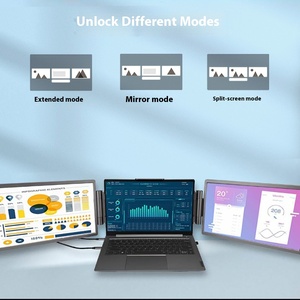 Nhà máy trực tiếp 14-inch IPS Bảng điều chỉnh máy tính xách tay máy tính xách tay màn hình kép mở rộng màn hình phụ mở rộng bên ngoài màn hình - Product Image 4