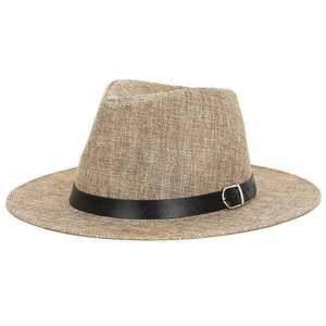 Chapeau Fedora Vintage d'Été en Tissu de Bambou pour Homme, Chapeau de Soleil Panama pour la Plage, la Pêche, les Voyages et l'Usage Quotidien en Extérieur - Product Image 4