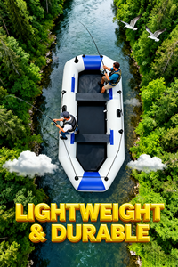 <span class=keywords><strong>Bote</strong></span> Inflable YUNFAN para 5 Personas, Listo para Navegar, 3 Cámaras de Aire, Casco de PVC, Capacidad de Carga de 415 kg, Uso Estacional - Product Image 2