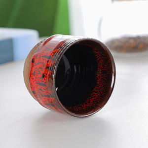 Mug à café jetable en porcelaine de style japonais, glaçure créative, design Japandi, passe au lave-vaisselle et au <span class=keywords><strong>micro</strong></span>-<span class=keywords><strong>ondes</strong></span>, Yinon - Product Image 3