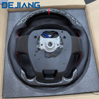 Volant en cuir en fibre de carbone en vente chaude pour Toyota Corolla Land Cruiser GR Prado LC200 LC300 120150 200 Hilux personnalisé