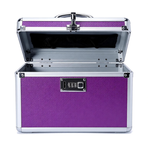 Boîte à médicaments à serrure à combinaison avec étui de rangement portable, 12,2 x 7,2 x 7,6 pouces - Product Image 1