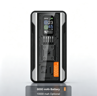 Hotspot Móvil Global 4G WiFi6 ASR1803, Compatible con ESIM VSIM Internacional, 10 Usuarios, Router LTE de Bolsillo de 8000/10000mAh