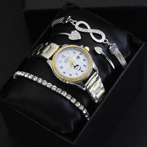 <span class=keywords><strong>Montre</strong></span>-<span class=keywords><strong>bracelet</strong></span> à quartz pour femme, nouveau modèle, cadran chronographe à motif <span class=keywords><strong>lotus</strong></span>, <span class=keywords><strong>bracelet</strong></span> en alliage carré, style professionnel et élégant - Product Image 4