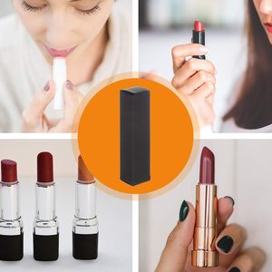 Contenitori vuoti per rossetto senza rossetto stampa a caldo Tutie Setmred borgogna tubi argento plastica cosmetica Skinny Bullet Modern - Product Image 3