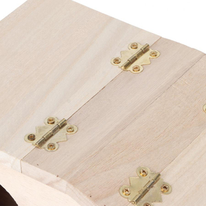 Ahşap kuş evi papağan kafes kuşlar papağanlar yetiştiriciliği kutusu ev bahçe dekorasyonu asılı Parakeets Finches serçeler yuva - Product Image 5