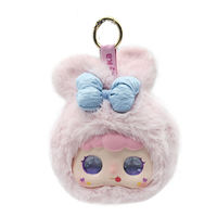 Peluche ours, accessoire de mode - Peluche super douce avec coton PP, porte-clés portable mignon pour sacs et clés, emballage en sac OPP