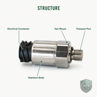 Capteur de pression moteur X00E50207196 pour système de détection de pression du circuit de carburant du moteur principal MTU 4000