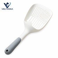 Pelle à litière antiadhésive avec crémaillère, support sur pied, design à fentes, outil de nettoyage des déchets d'animaux, vente en gros