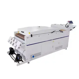 60cm Large Conveyor Belt Hot Or Cold Peel Pet Film Dtf Tshirt Printer Printing Machine With Four I3200 a1