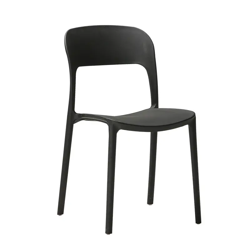 Gran oferta, silla apilable de polipropileno comercial con agujero sobrenatural italiano fuerte, silla de PP, sillas de comedor de plástico