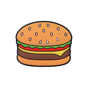 <strong>Wholesale</strong> DIY Eco-Friendly Food-Grade BPA Free <strong>Silicone</strong> Cola Coffee Hamburger Shape Focals <strong>Beads</strong> for Pen and Keychain Making - Product Image 4