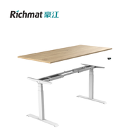 Base de Table électronique ergonomique à double moteur, Base de Table réglable en hauteur, pour bureau vertical, 2 pieds